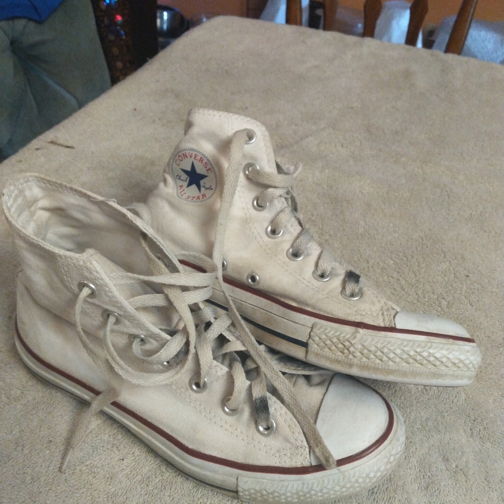 Used white converse